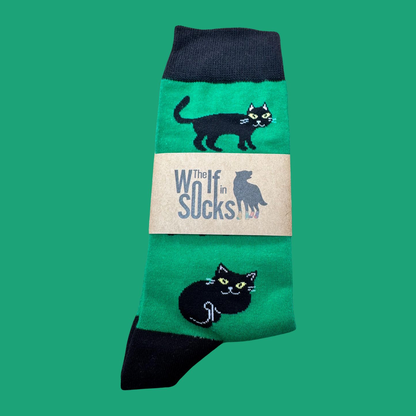 Black Cat - The Wolf in Socks