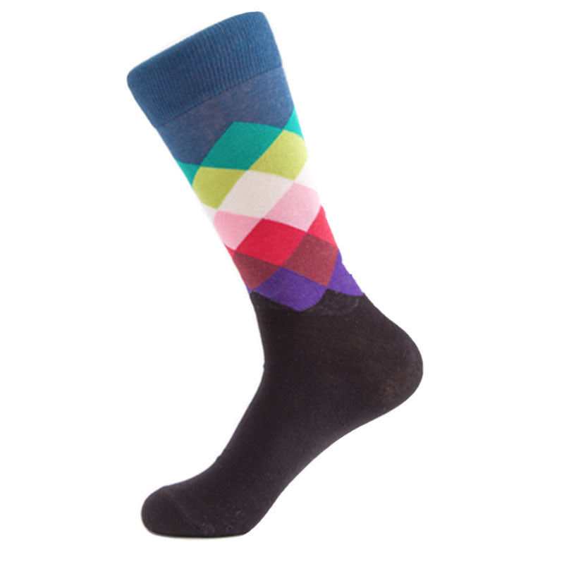 Diamond Blue/Pink - The Wolf in Socks