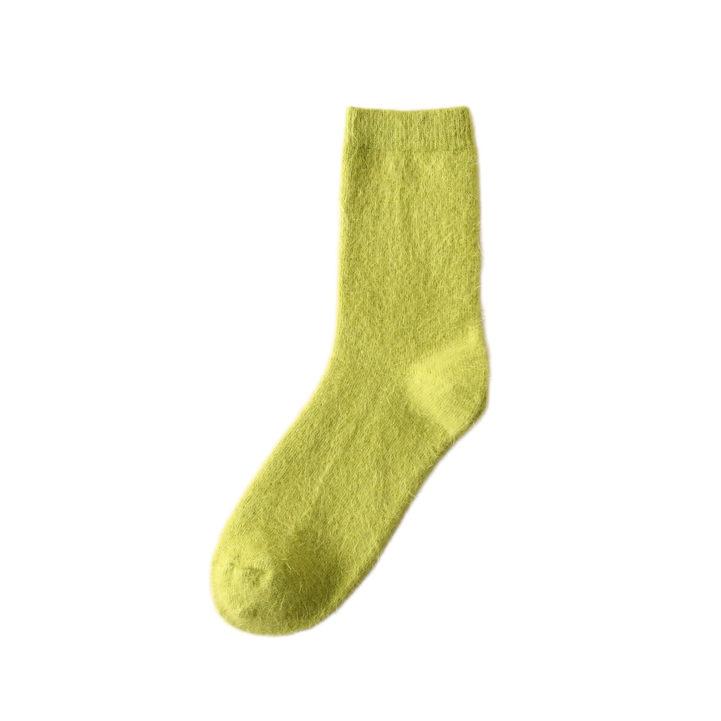 Lime Wool Socks