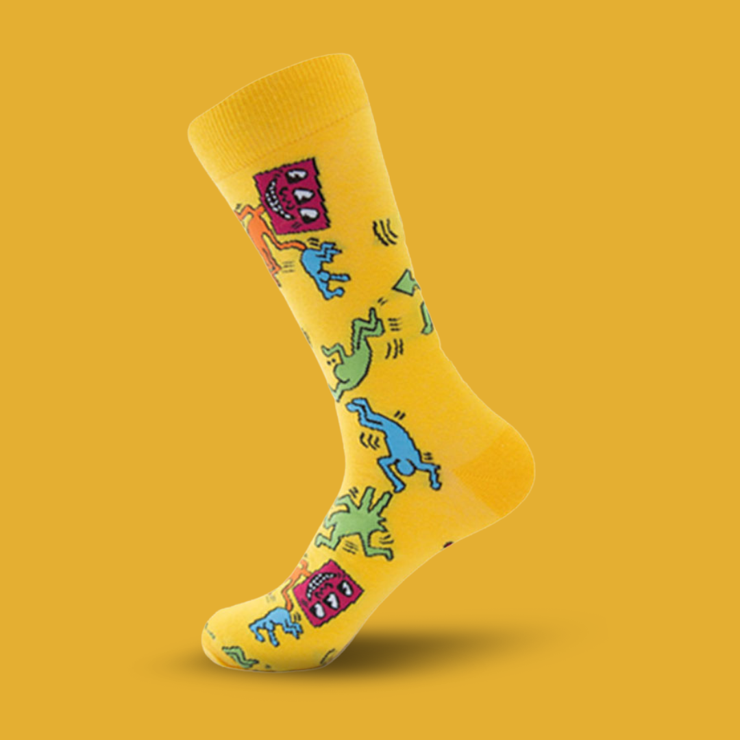 Caricature - The Wolf in Socks