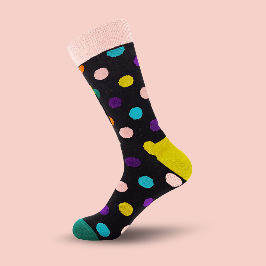 Polka Dot Pink - The Wolf in Socks