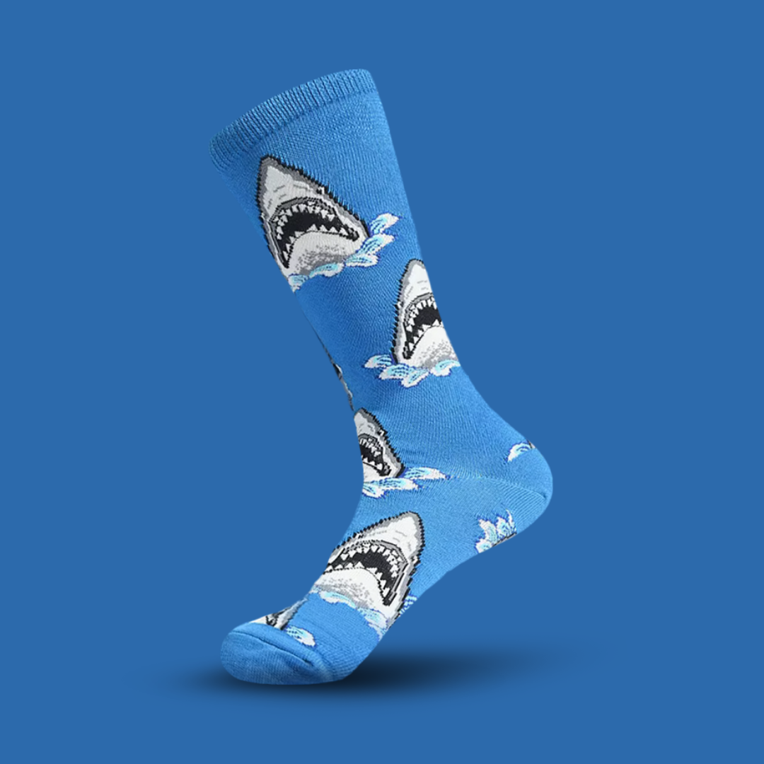 Shark Blue - The Wolf in Socks