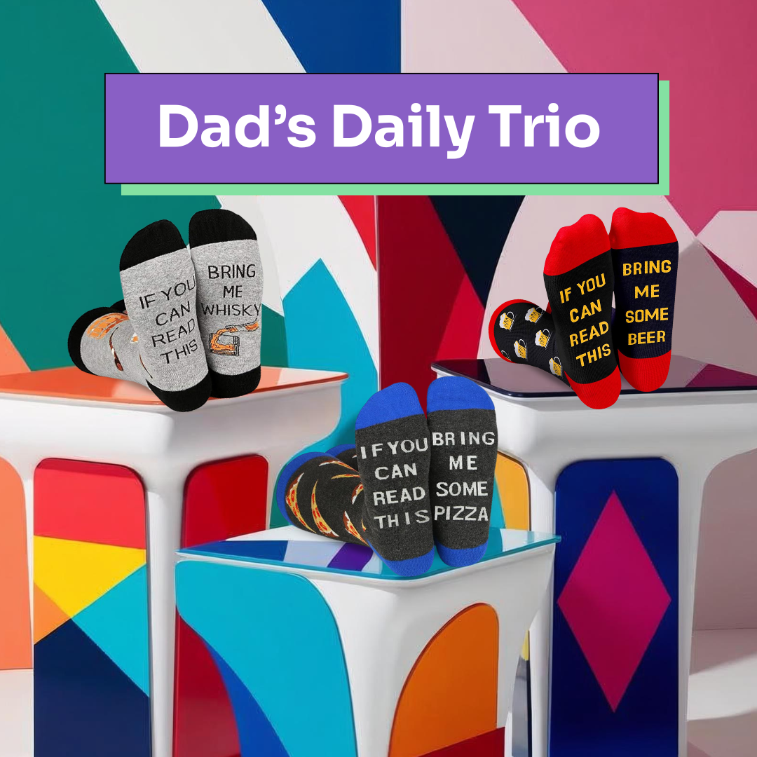 Dad's Daily Trio - The Wolf in Socks