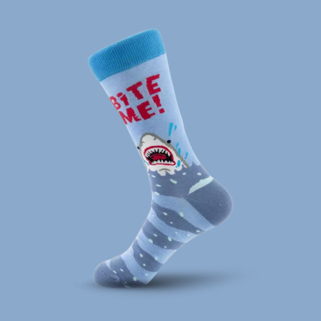 Bite Me! Shark - The Wolf in Socks
