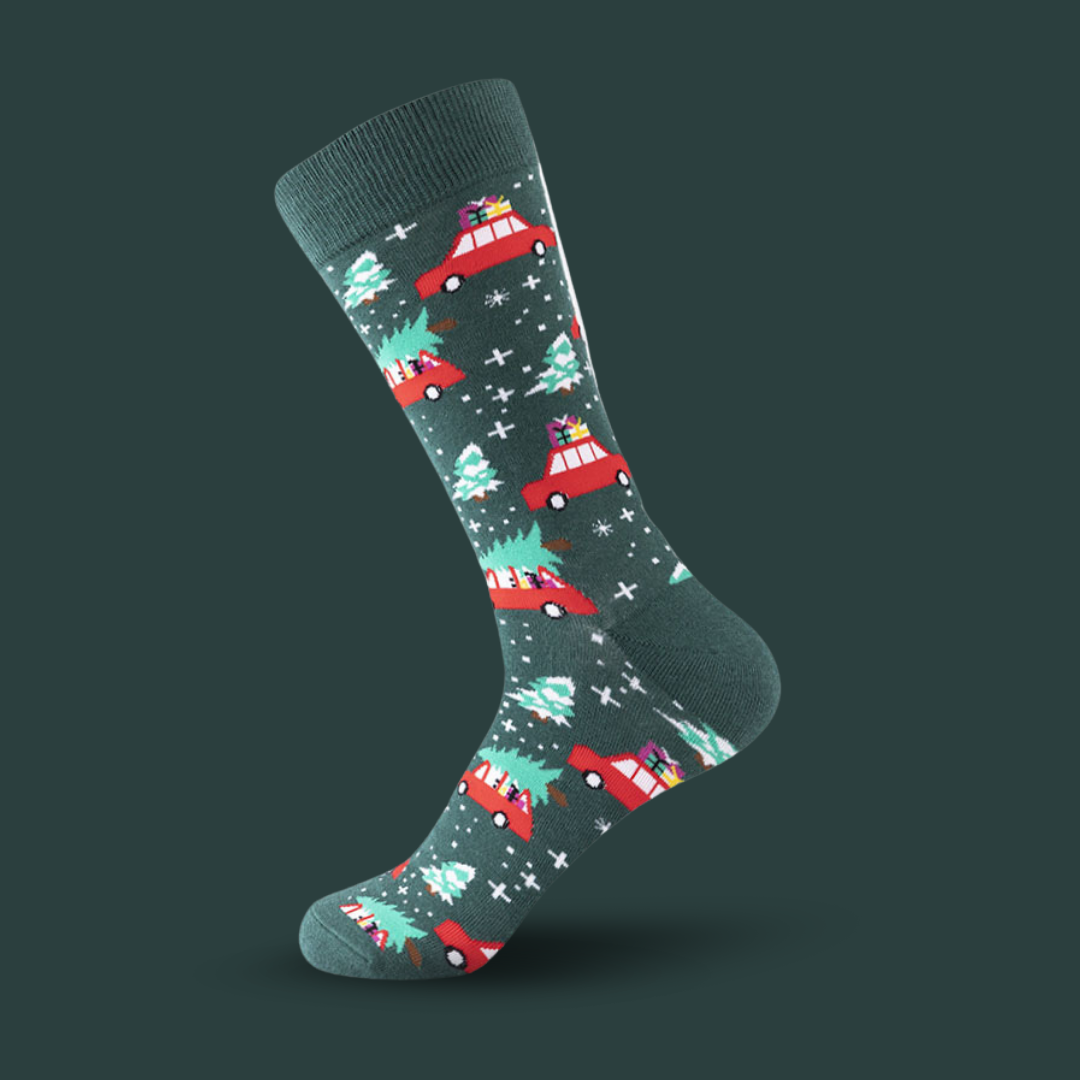 Christmas Car - The Wolf in Socks