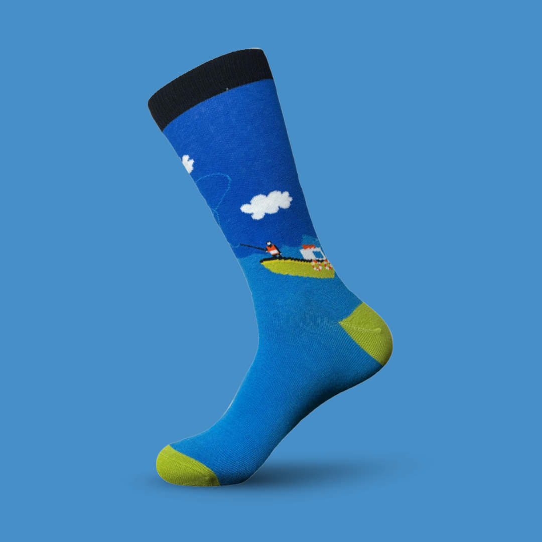 Gone Fishing - The Wolf in Socks
