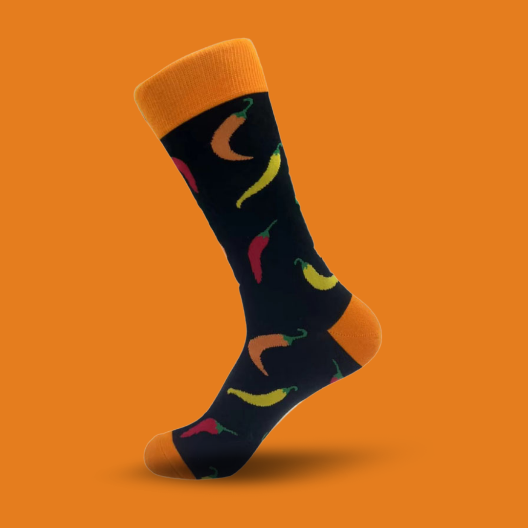 Orange Chilli - The Wolf in Socks