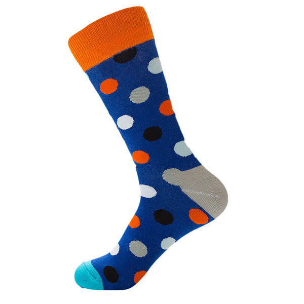 Polka Dot Orange - The Wolf in Socks