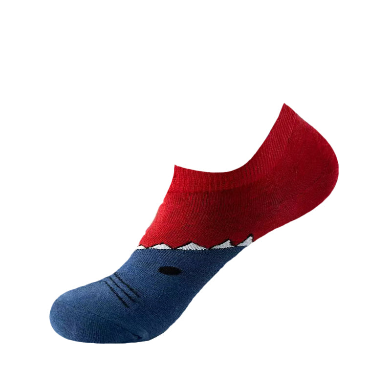 Shark Bite No-Show Ankle Socks