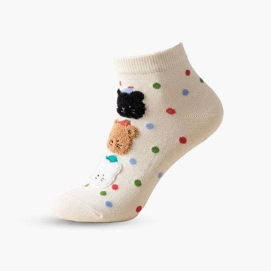 Cute Bear Ankle Socks