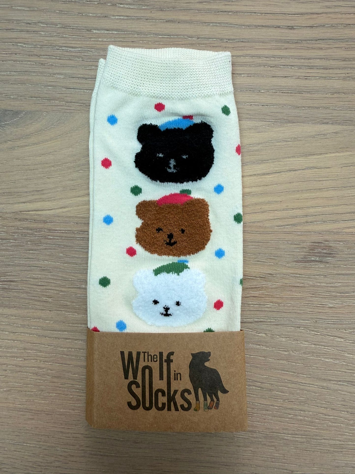 3 Cute Bear Ankle Socks