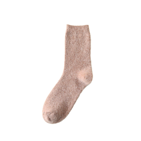 Taupe Warm Tan Wool Socks