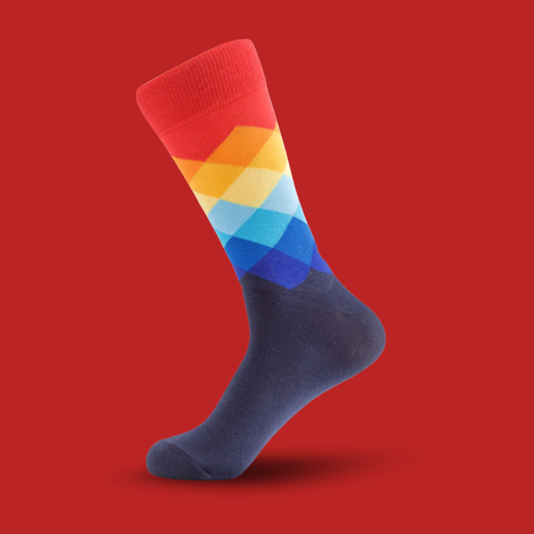Diamond Red - The Wolf in Socks