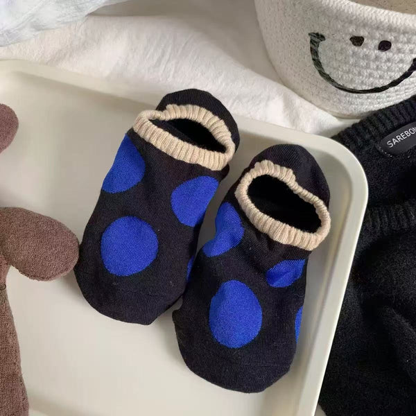Playful Polka Dot Ankle Socks
