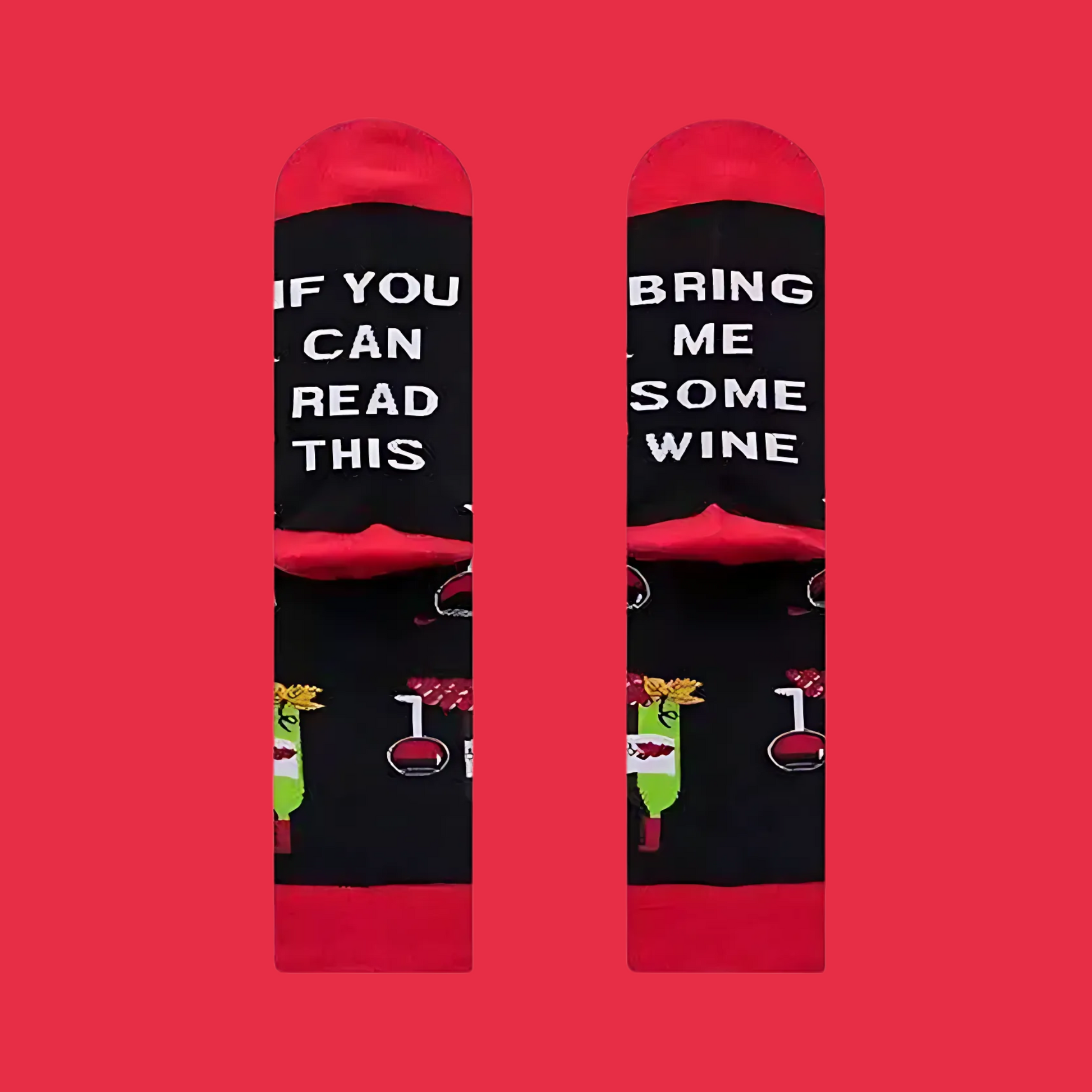 Bring Me Wine Socks - The Wolf in Socks