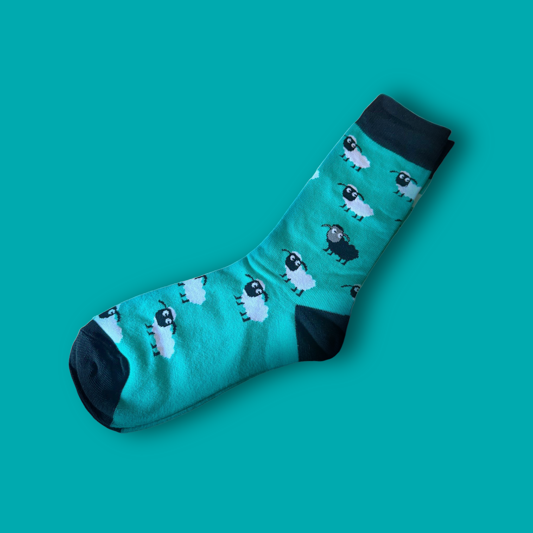 sheep designed bamboo cotton socks for men