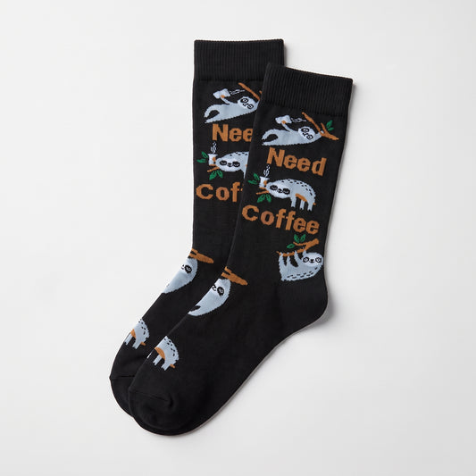 Need Coffee Sloth