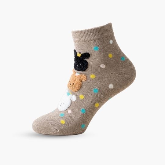 3 Cute Bear Ankle Socks