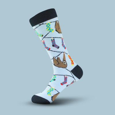 sloth designed socks