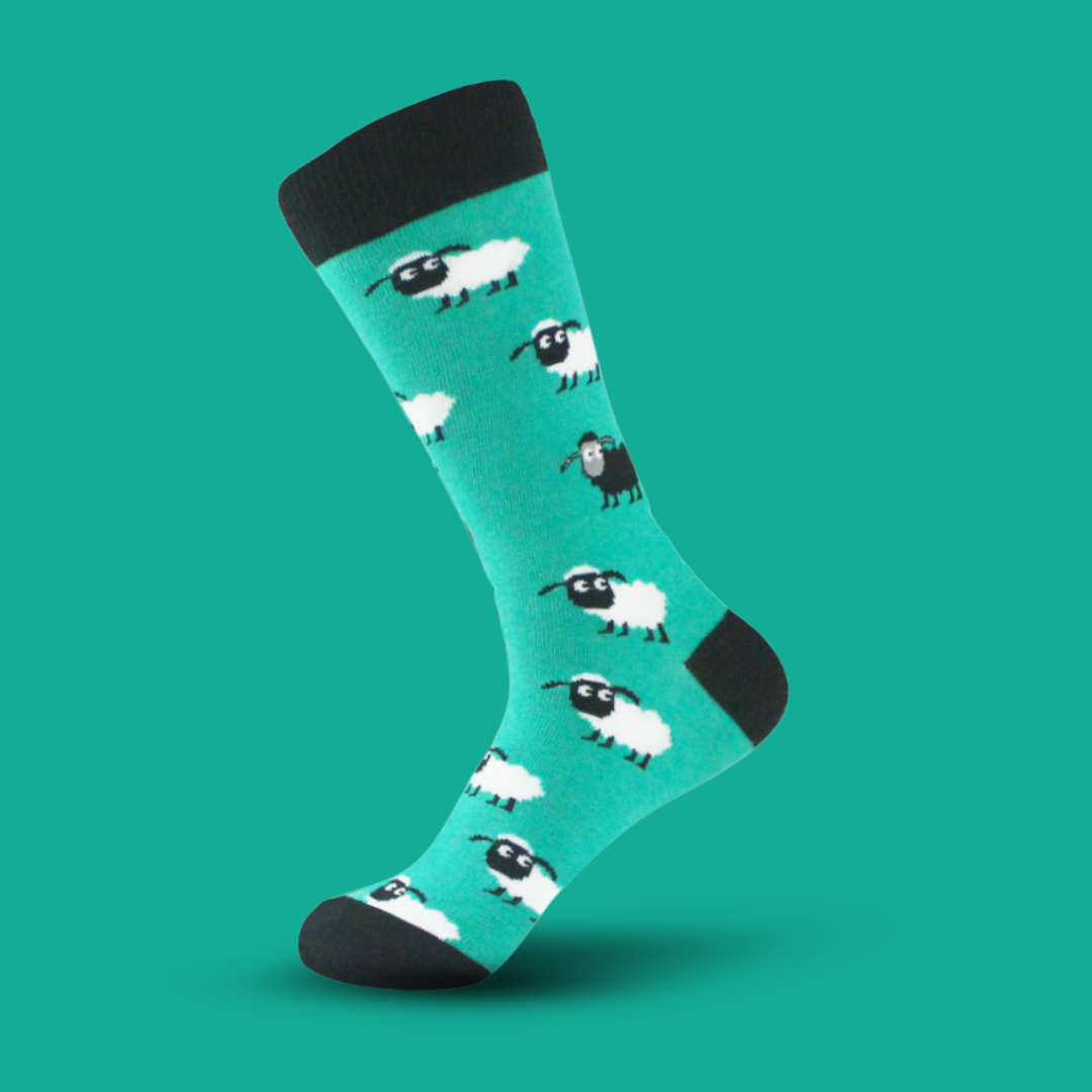 Sheep designed socks