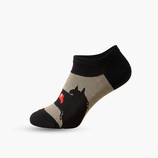 Wolf Pack No-Show Ankle Socks
